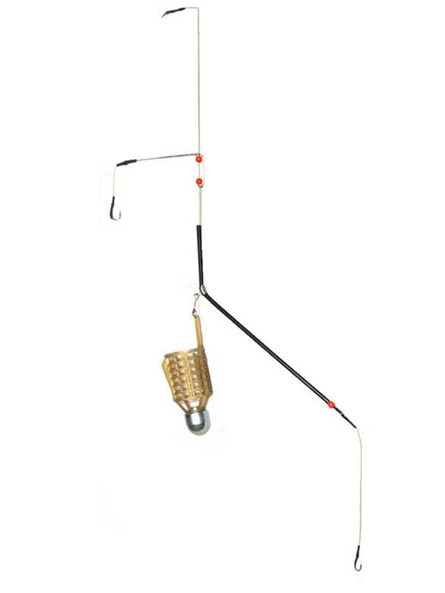 

Снасть Пуля в сборе GC-Famiscom фидерный оснащенный монтаж, 100 г, Коричневый