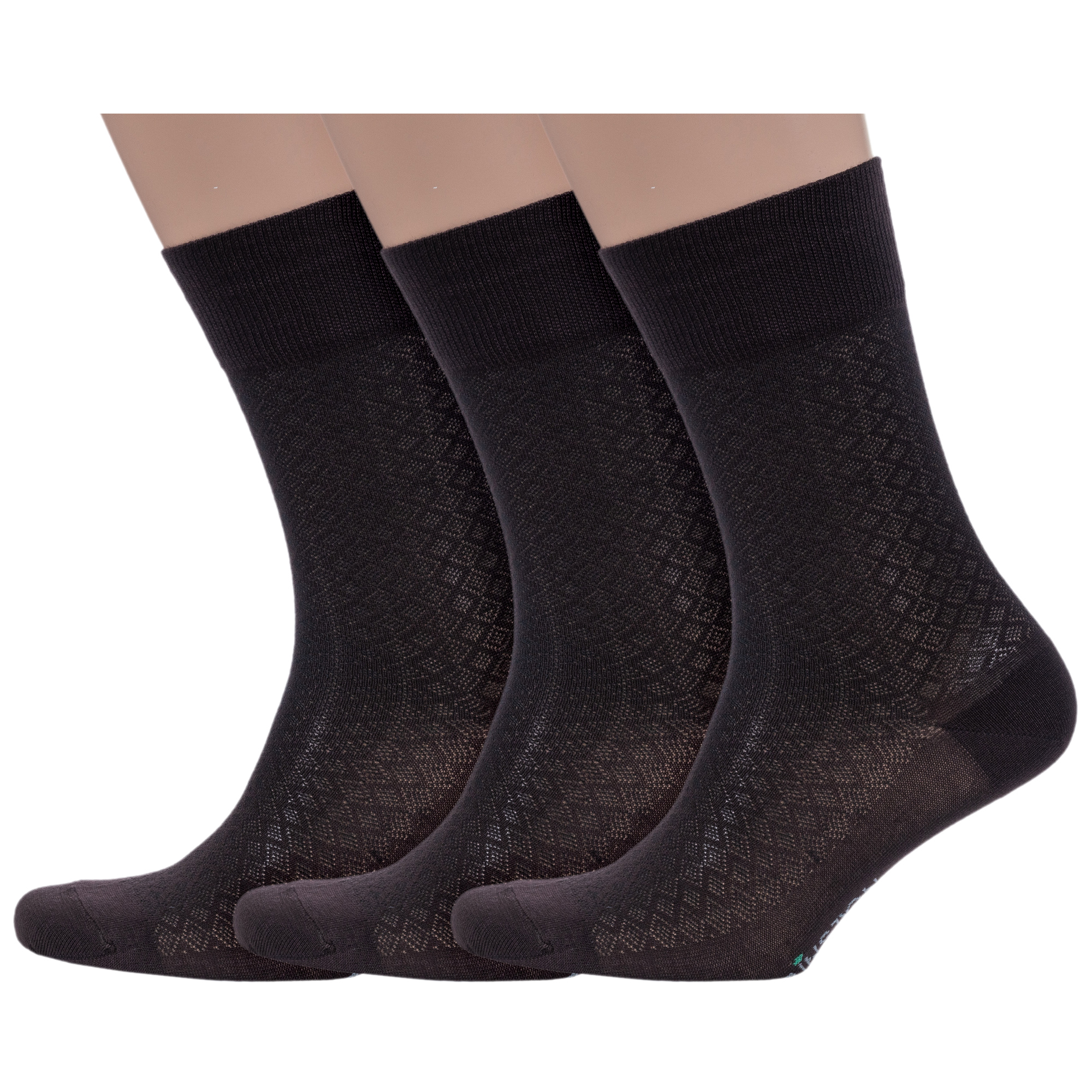 

Комплект носков мужских Grinston socks 3-15D21 коричневых 29, Коричневый, 3-15D21
