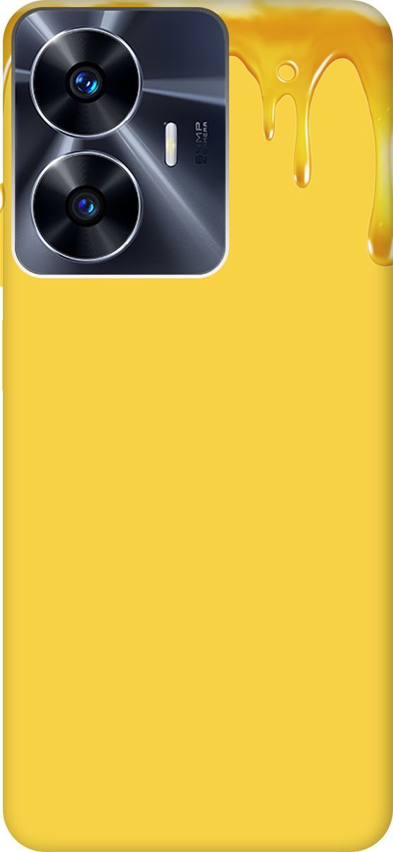 

Силиконовый чехол на Realme C55 с принтом "Honey" желтый, Желтый;оранжевый, 159511