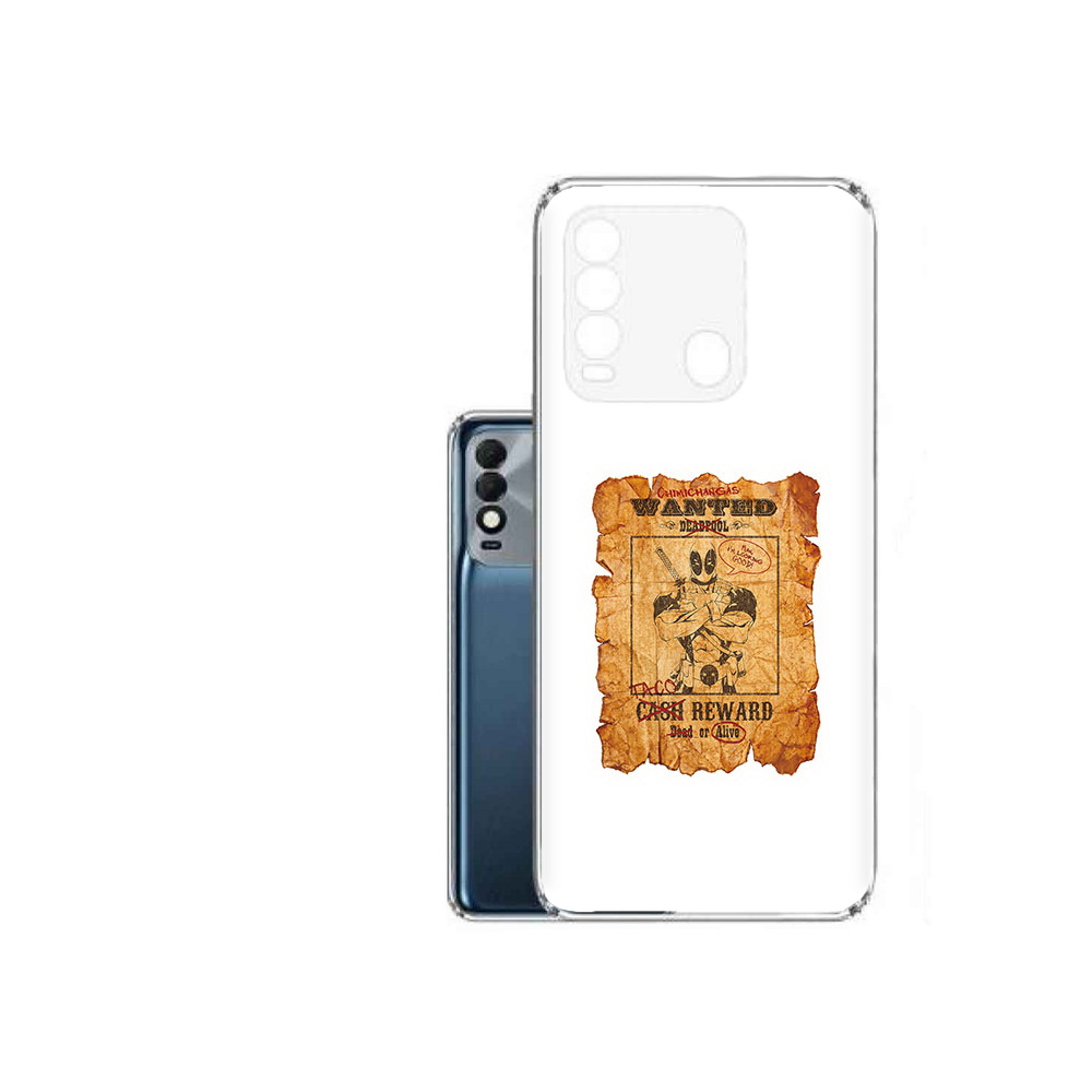 

Чехол MyPads Tocco для Tecno Spark 8 дедпул, Прозрачный, Tocco