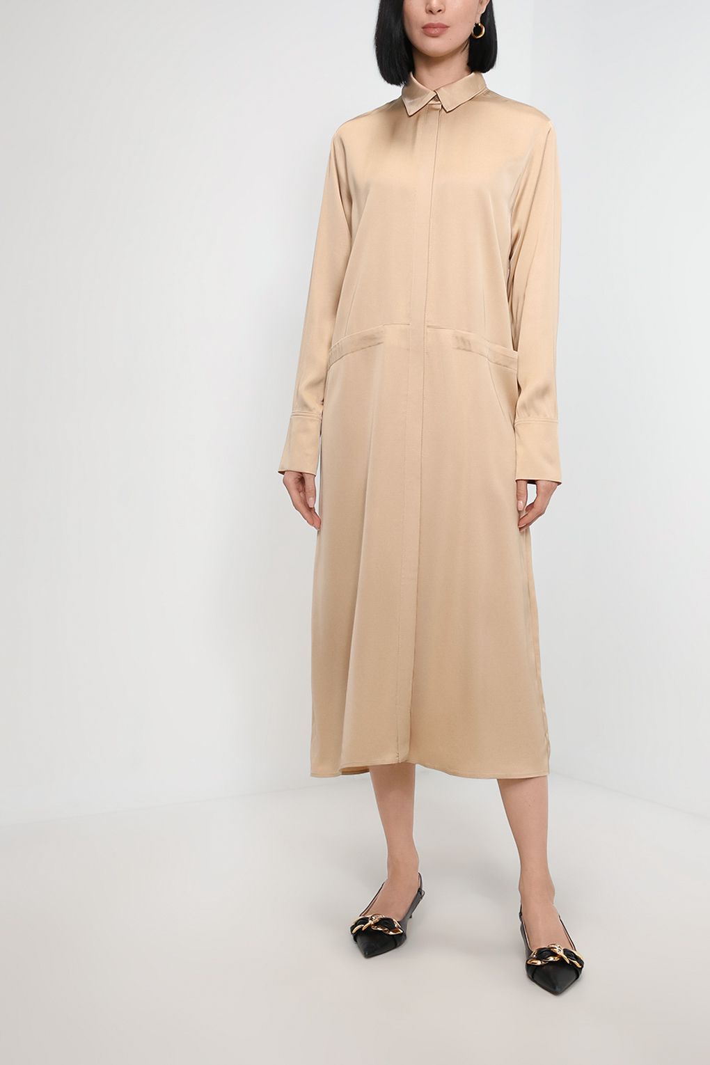 

Платье женское SABRINA SCALA SS23015245-017 бежевое XS, Бежевый, SS23015245-017
