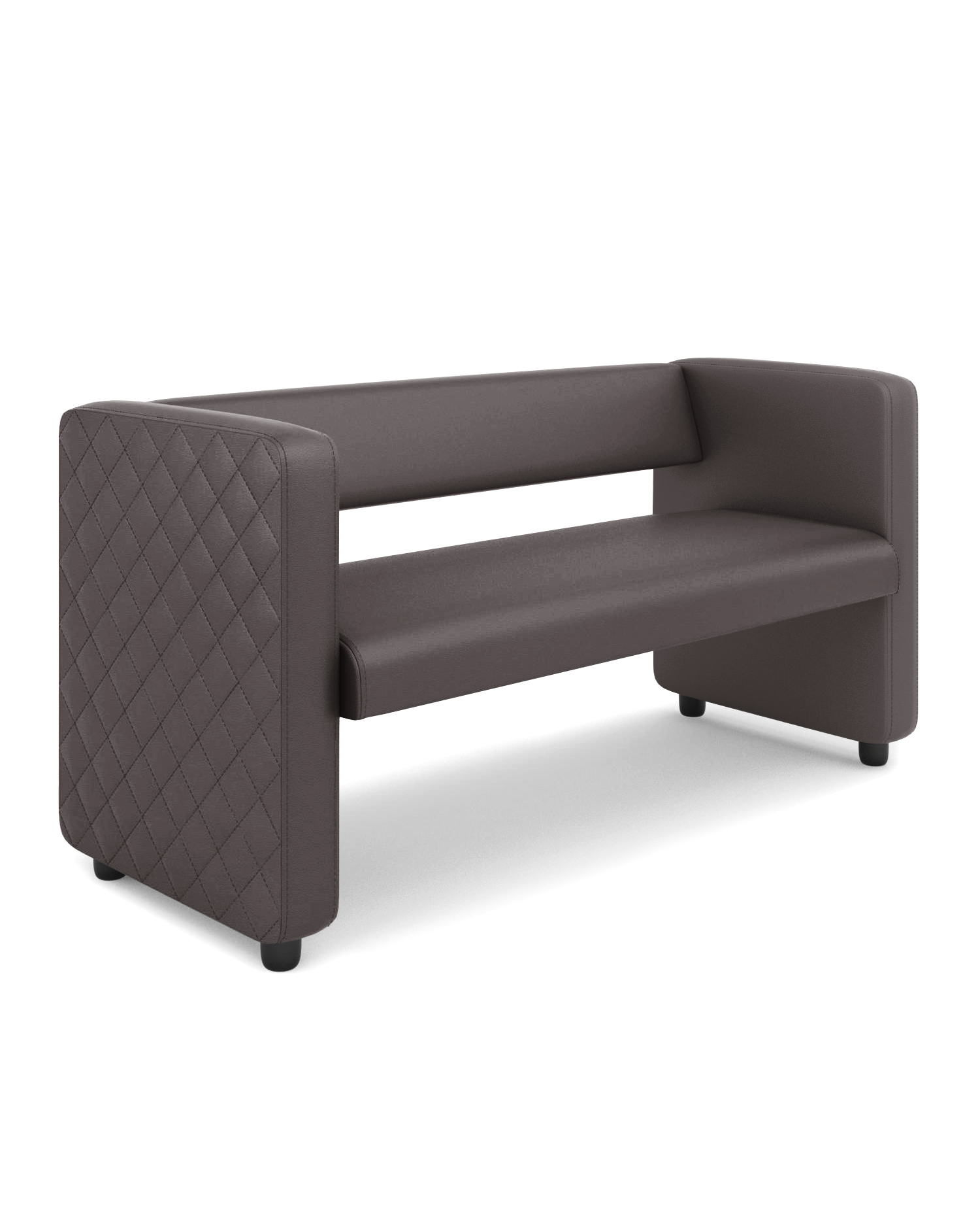Диван MONOFIX ЙОККИ коричневый экокожа 10844₽