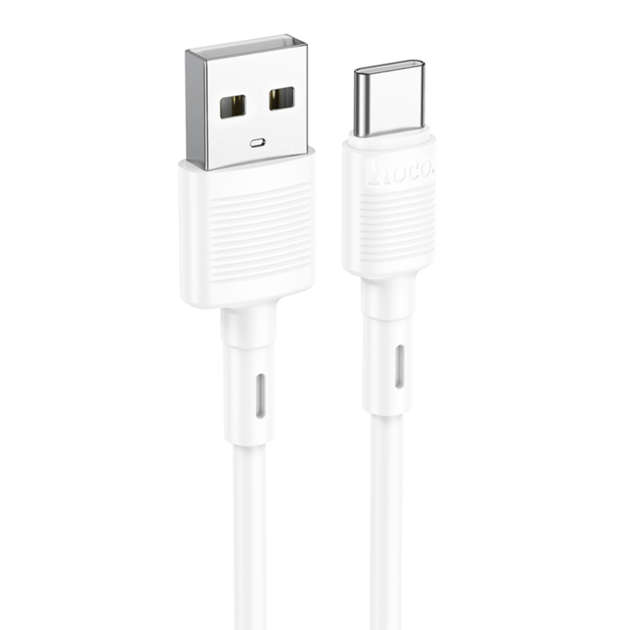 

Кабель Hoco X83 Victory USB - Type-C, 3 А, 1 м, белый, X83 Victory