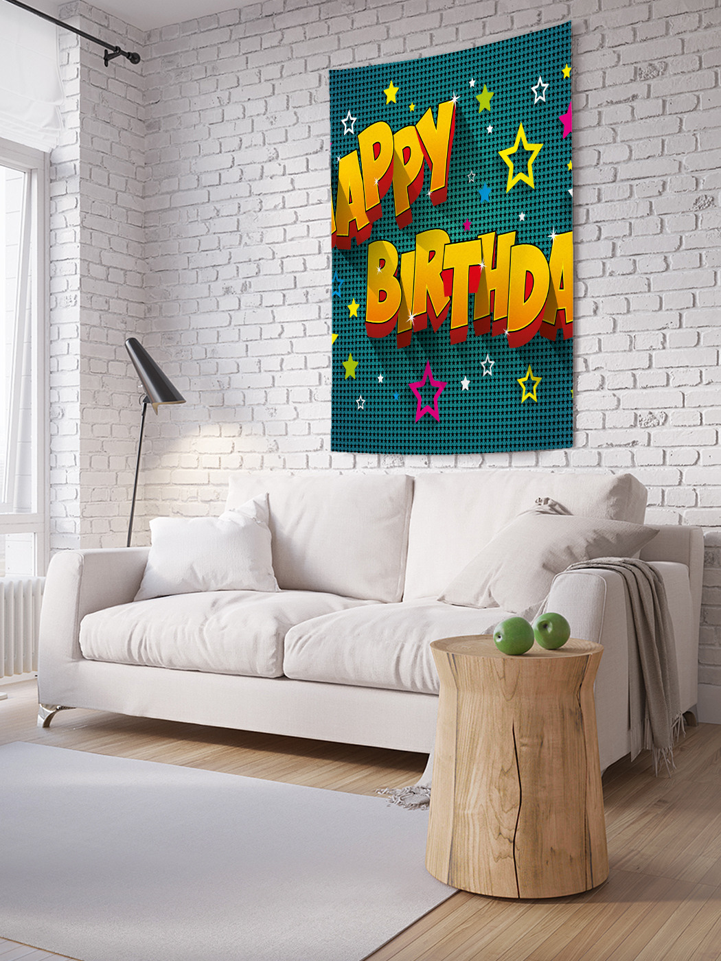 

Вертикальное фотопанно на стену JoyArty Звездный день рождения 100x150 см, Звездный день рождения