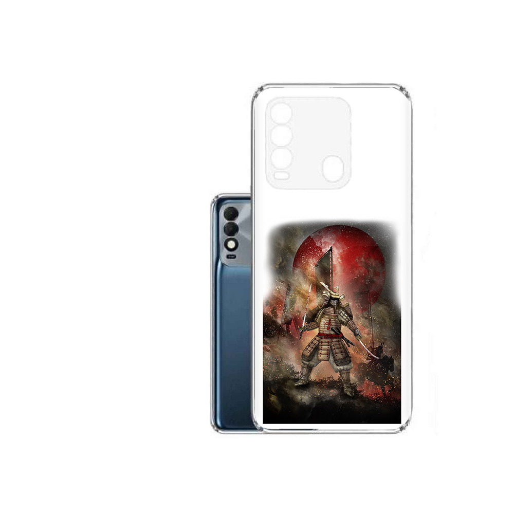 

Чехол MyPads Tocco для Tecno Spark 8 китайскийвоин, Прозрачный, Tocco