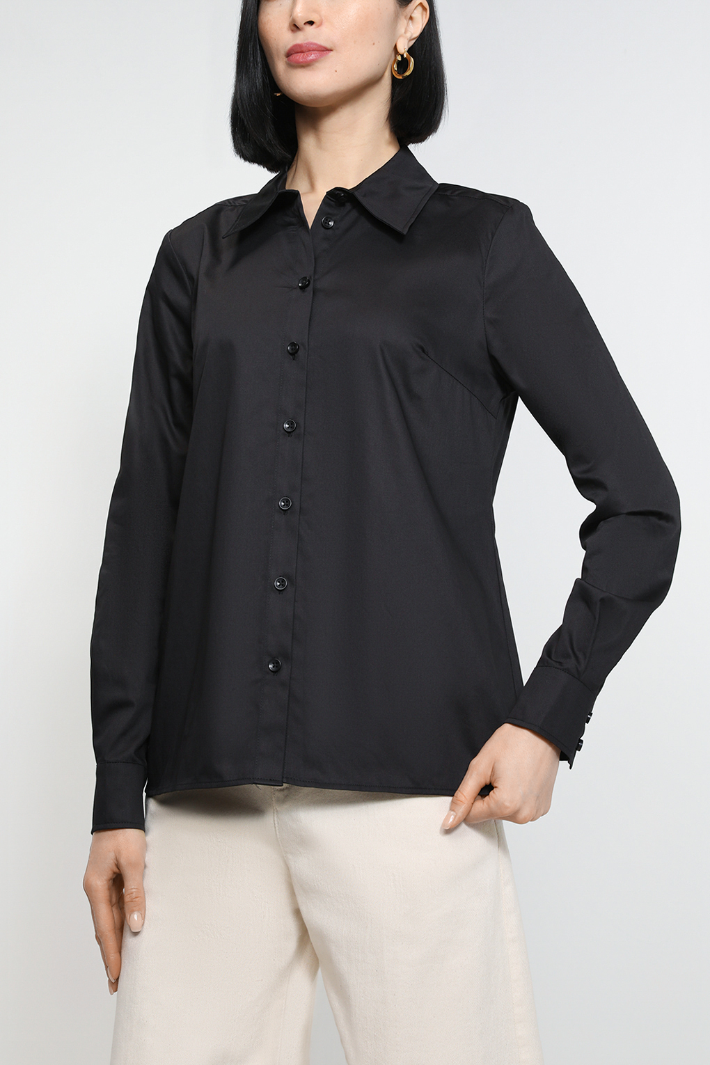 

Рубашка женская SABRINA SCALA SS23013373-001 черная XS, Черный, SS23013373-001