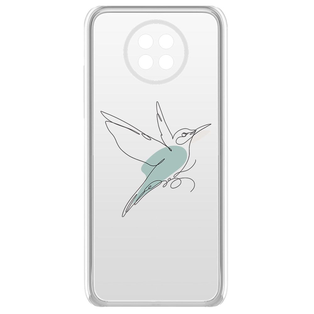 

Чехол-накладка Krutoff Clear Case Легкость для Xiaomi Redmi Note 9T
