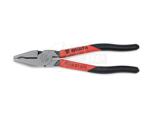 

Пассатижи WURTH BLACK/RED-L200мм