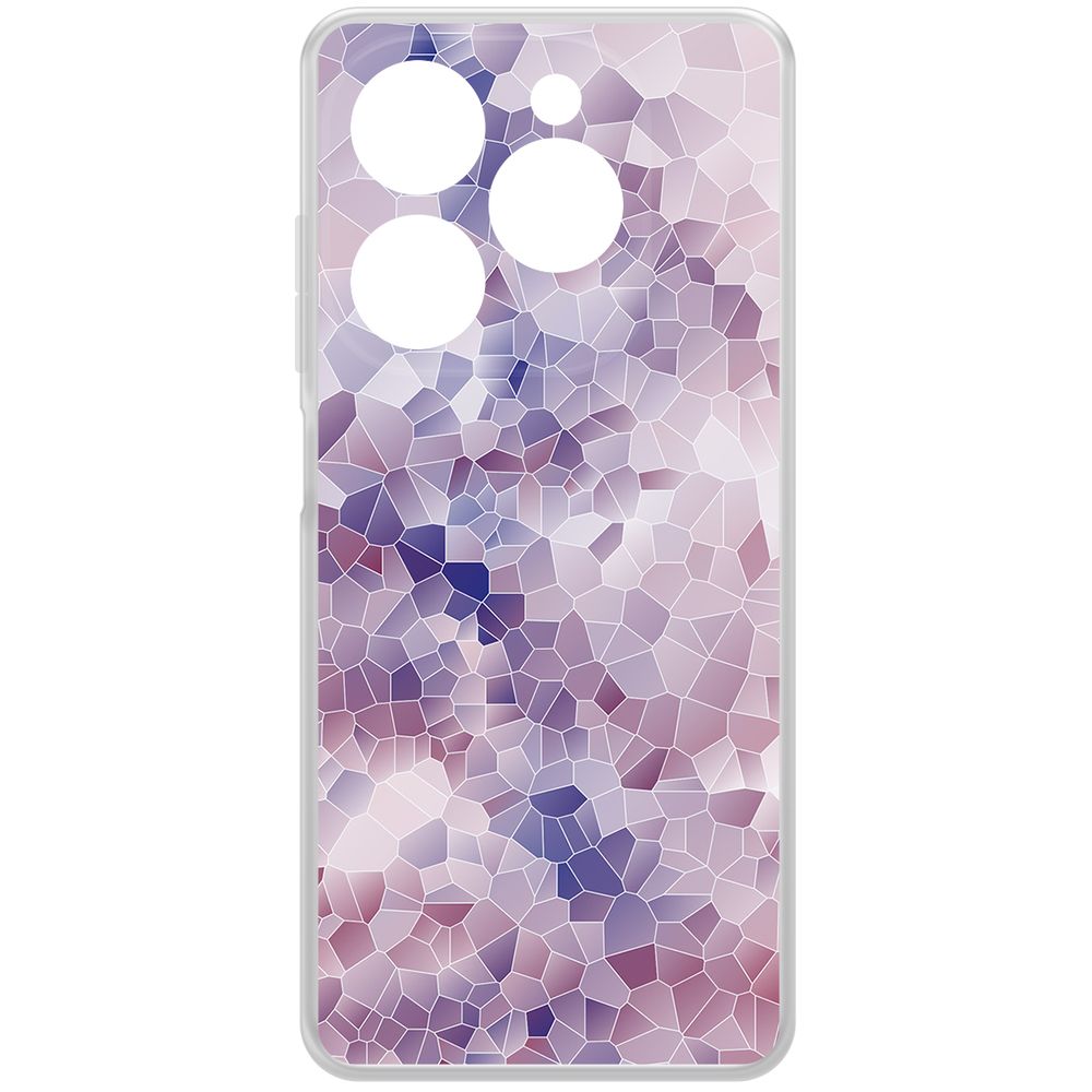 

Чехол-накладка Krutoff Clear Case Витраж 2 для TECNO Spark 20 Pro, Прозрачный