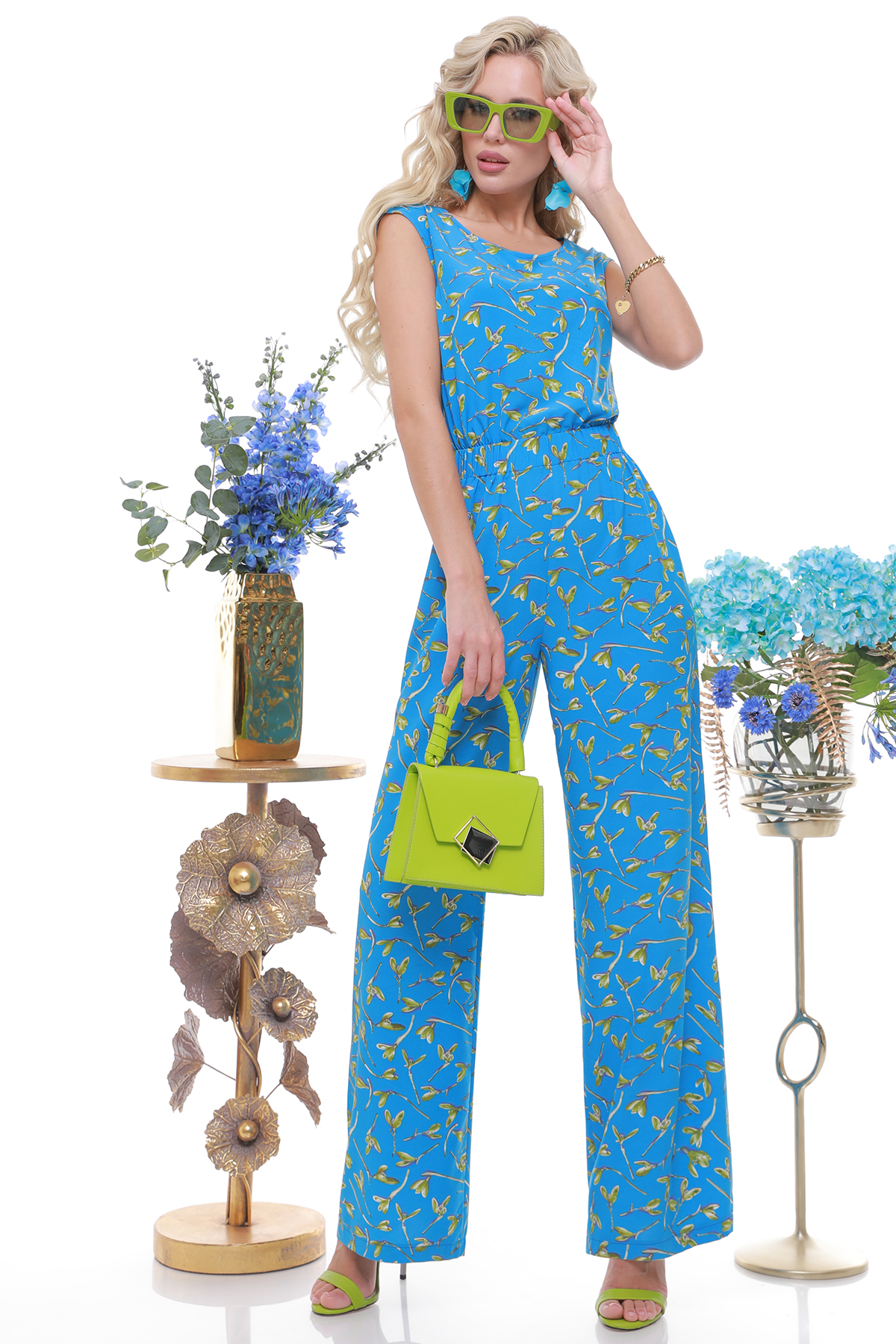 Комбинезон женский DSTrend 158 синий 44 RU