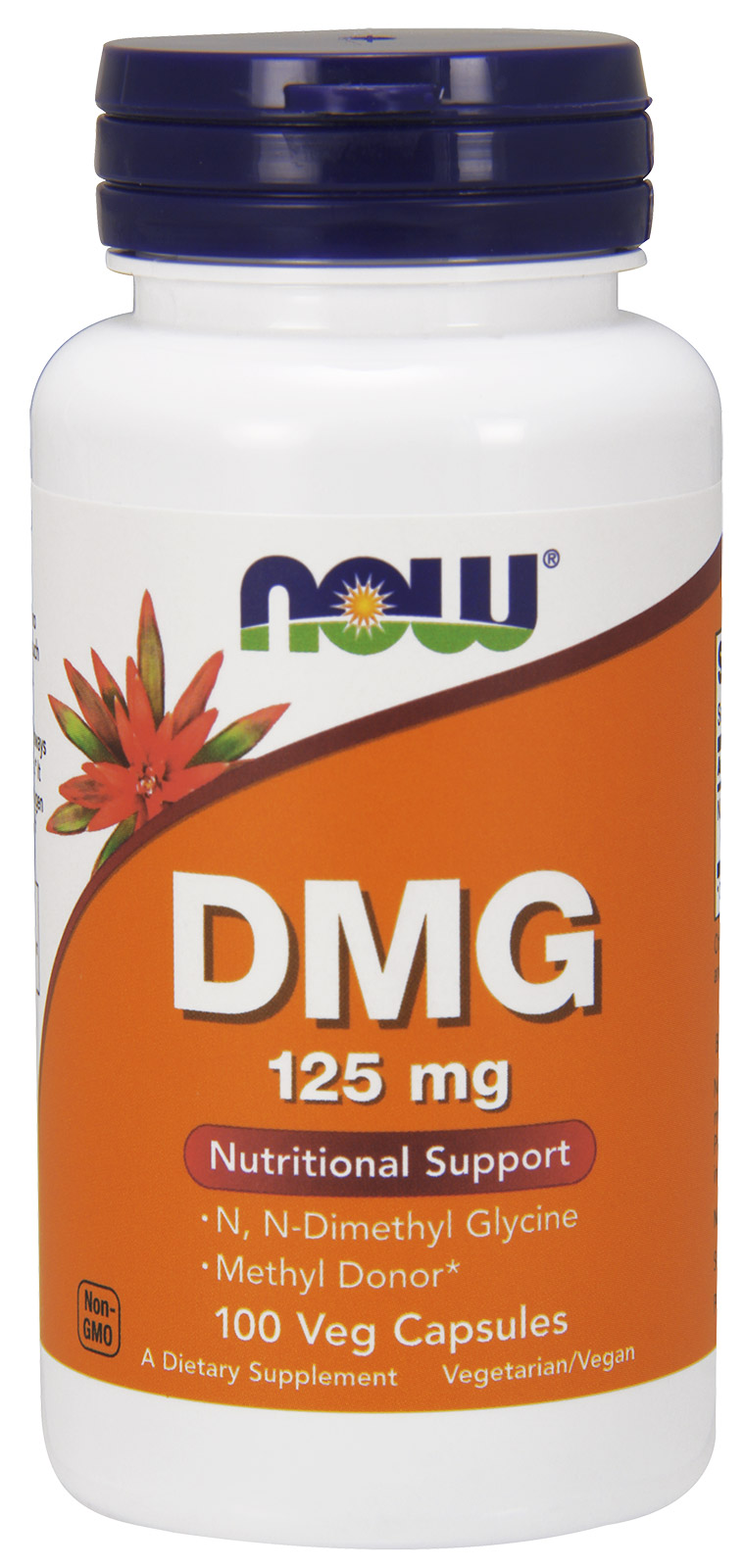 NOW DMG 125mg, 100 caps / Диметилглицин