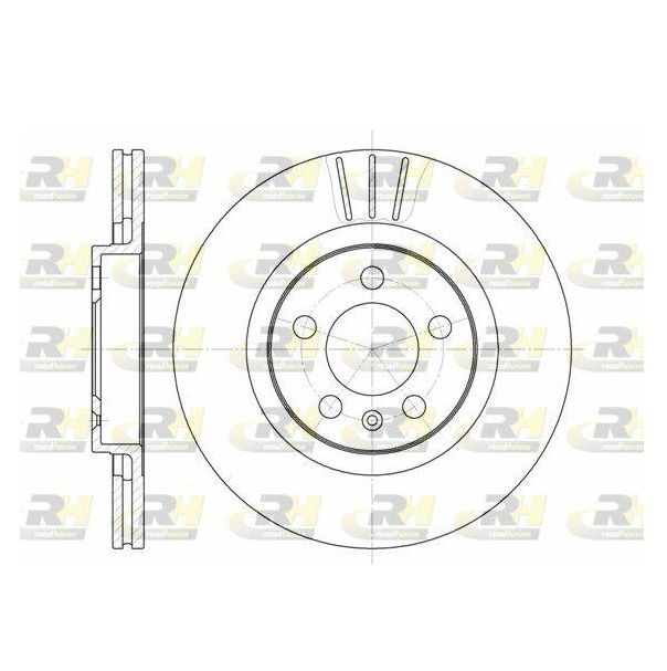 ROAD HOUSE Диск тормозной RoadHouse 654610U