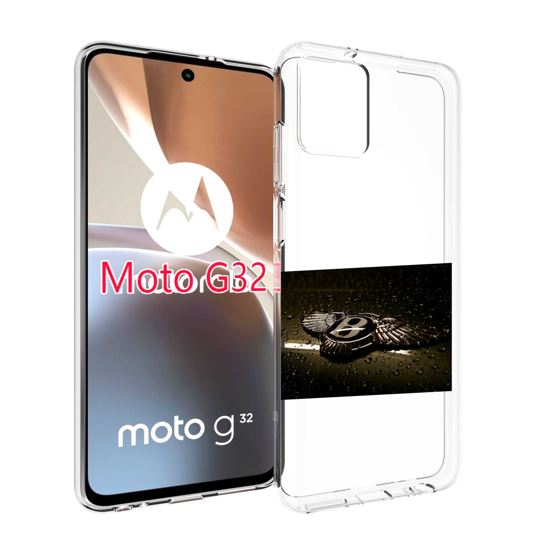 

Чехол MyPads bentley 2 мужской для Motorola Moto G32, Прозрачный, Tocco
