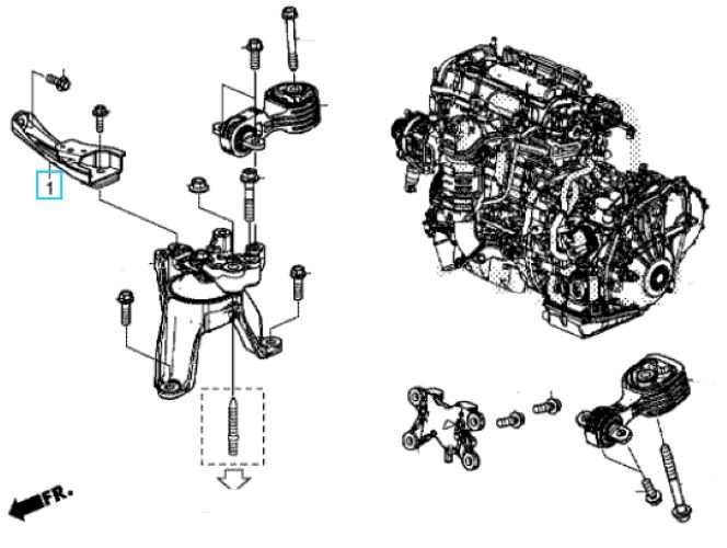 

Болт - шайба 12X57, HONDA, Оригинал, 1 шт., 1