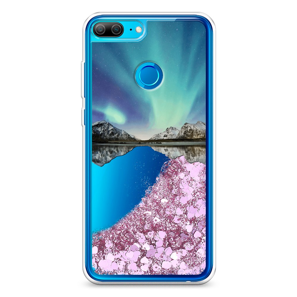 

Чехол Awog "Горное озеро и сияние" на Honor 9 Lite, 64294-1