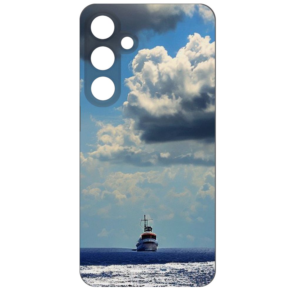 

Чехол-накладка Krutoff Soft Case Море для Samsung Galaxy S24 черный
