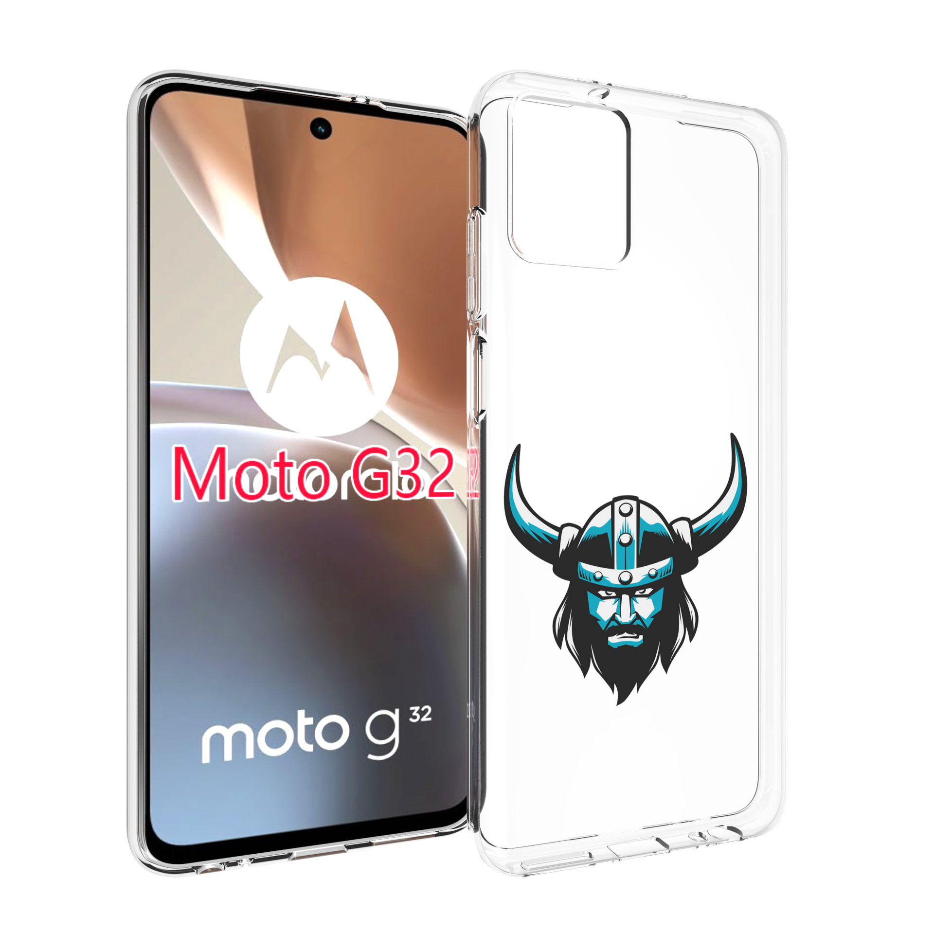 

Чехол MyPads викинг для Motorola Moto G32, Прозрачный, Tocco