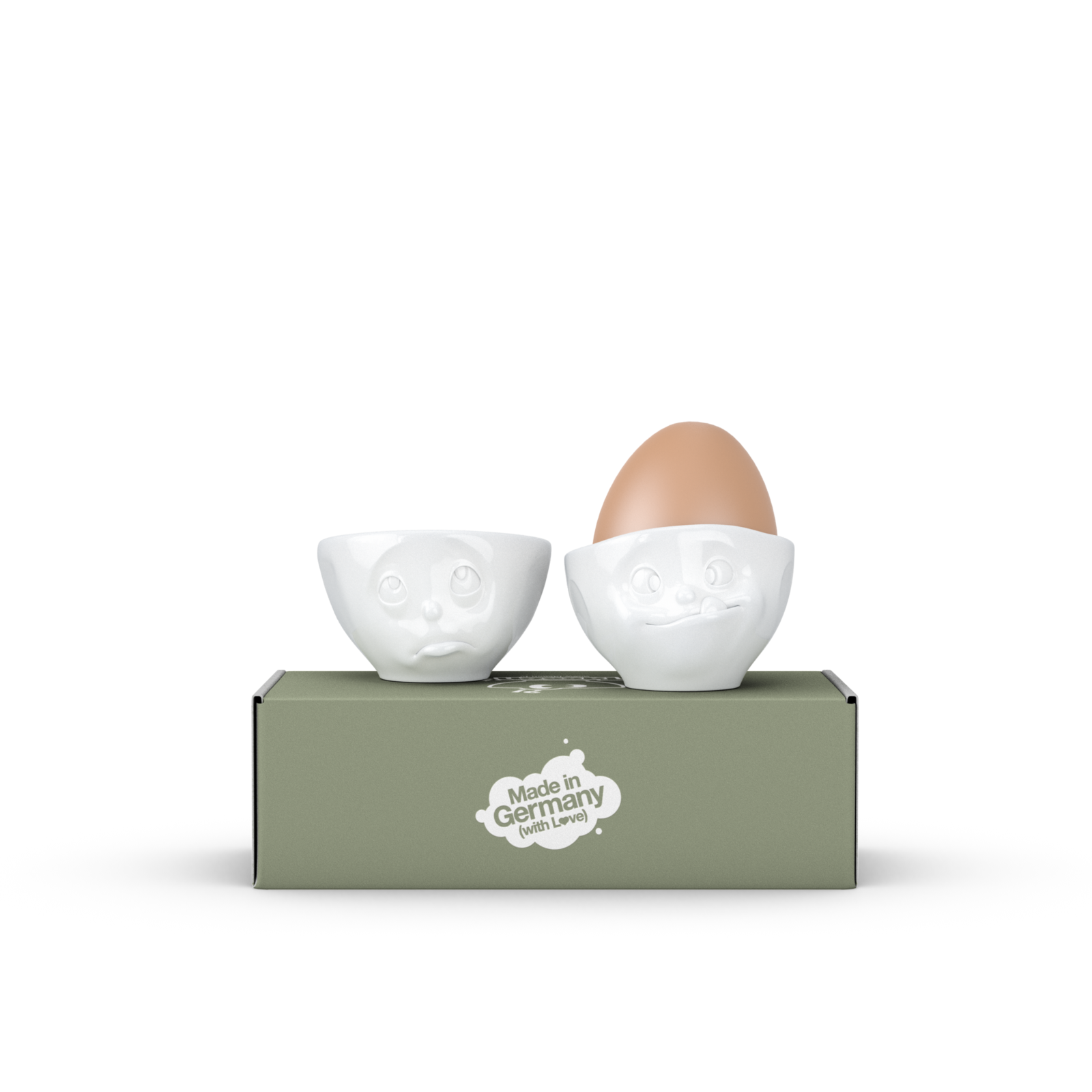 фото Набор подставок для яиц с мимикой tassen "ну,пожалуйста" и "вкусно"