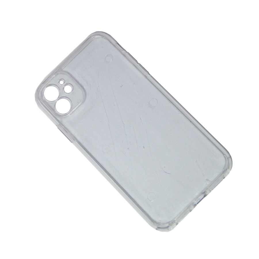 

Чехол iPhone 11 силиконовый ультратонкий с закрытой камерой <прозрачный>, iPhone 11