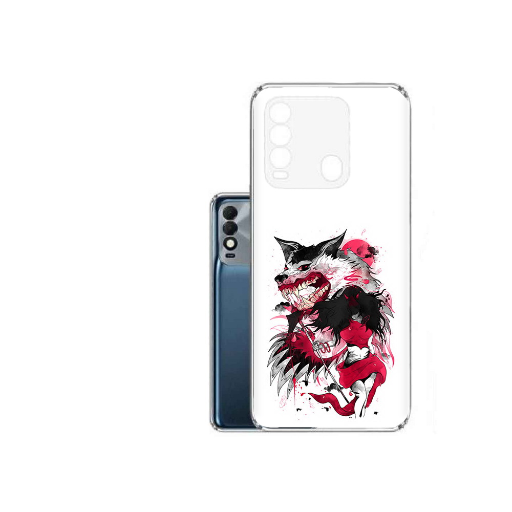 

Чехол MyPads Tocco для Tecno Spark 8 красная шапочка, Прозрачный, Tocco