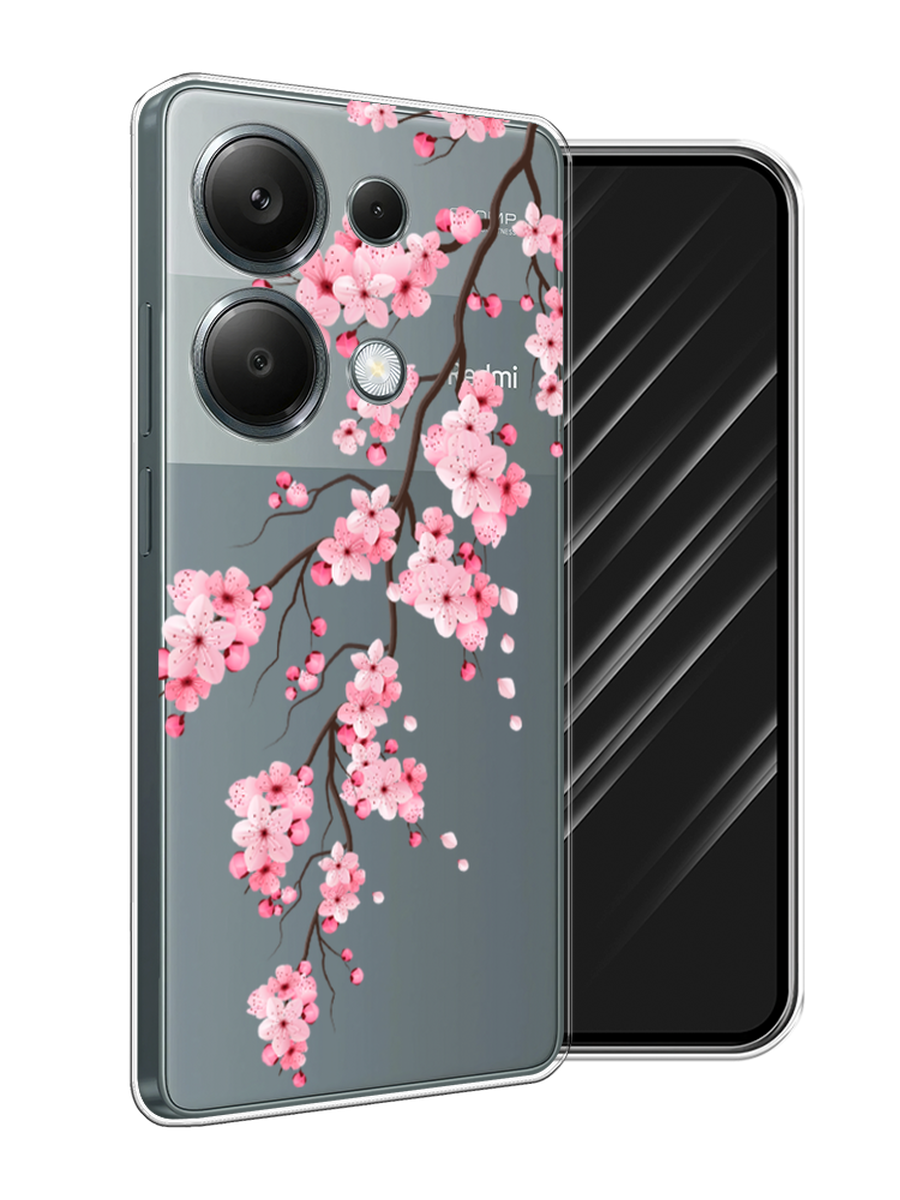 

Чехол Awog на Xiaomi Redmi Note 13 Pro 4G "Розовая сакура", Розовый;белый;коричневый, 321650-1