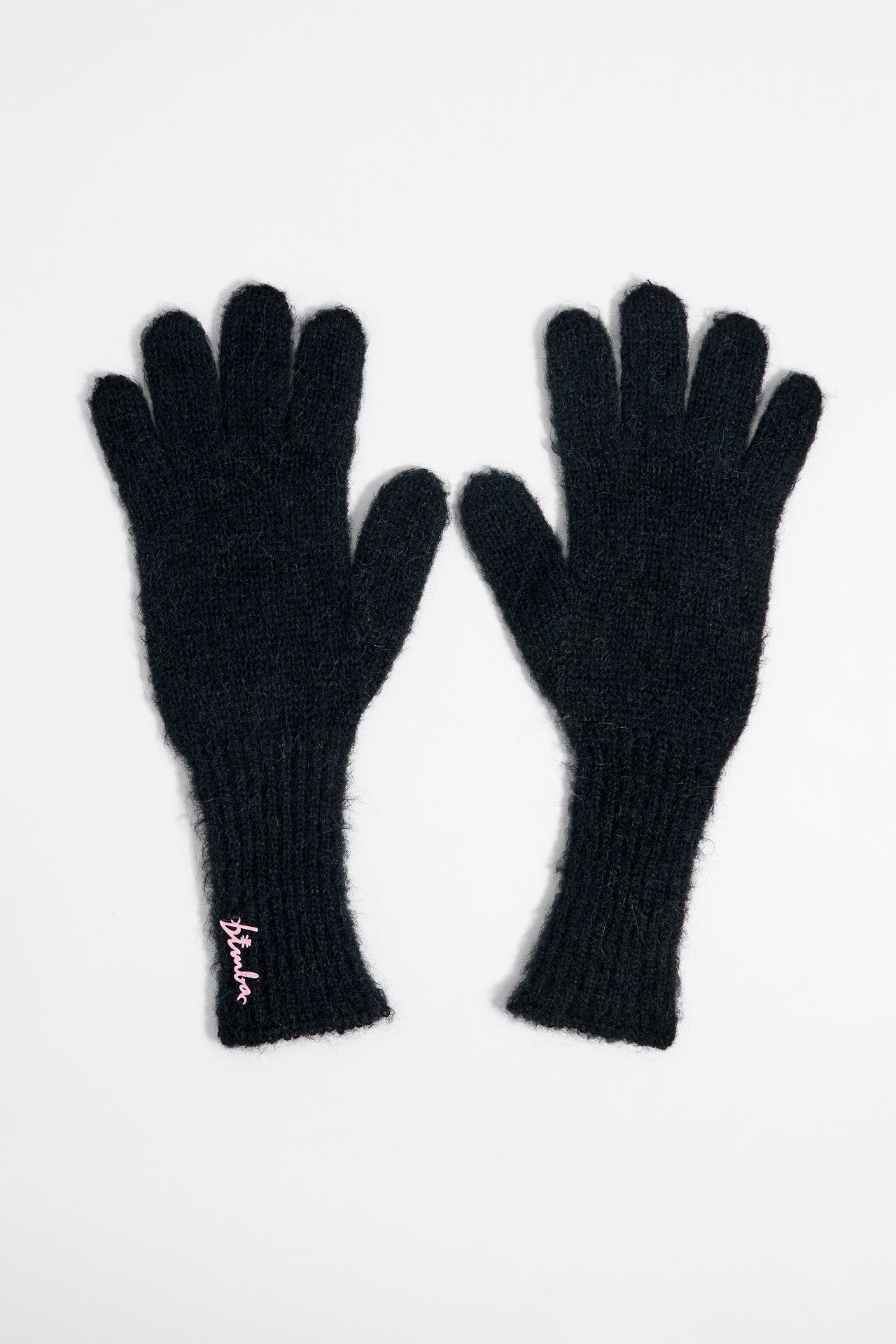 Перчатки Bimba Y Lola для женщин, трикотажные, размер M, 232BAGU01 10000, чёрные