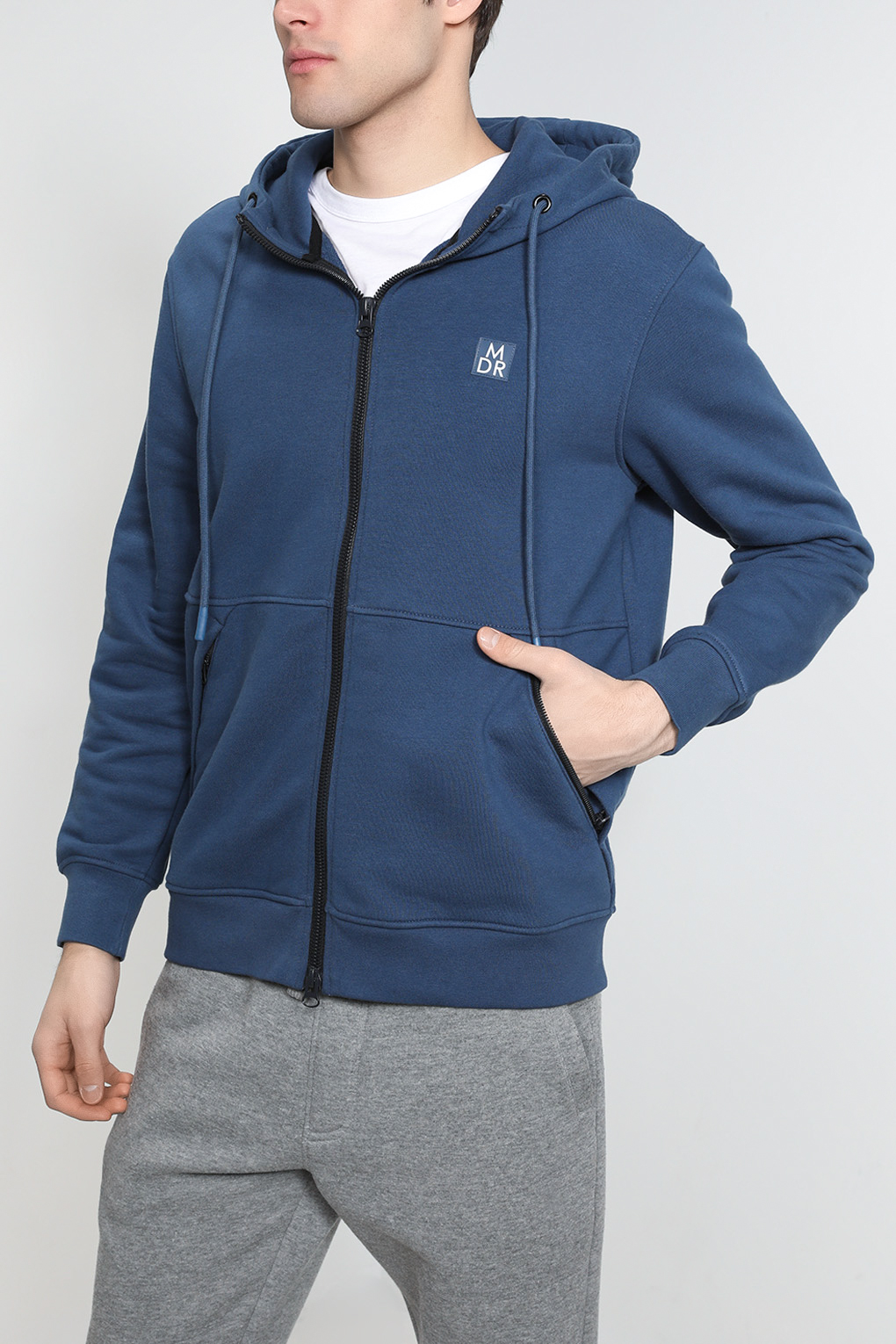 

Толстовка мужская MARCO DI RADI MDR230111248-005 синяя 3XL, MDR230111248-005