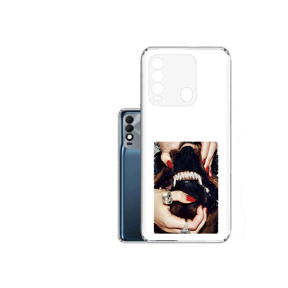 

Чехол MyPads Tocco для Tecno Spark 8 маникюр, Прозрачный, Tocco