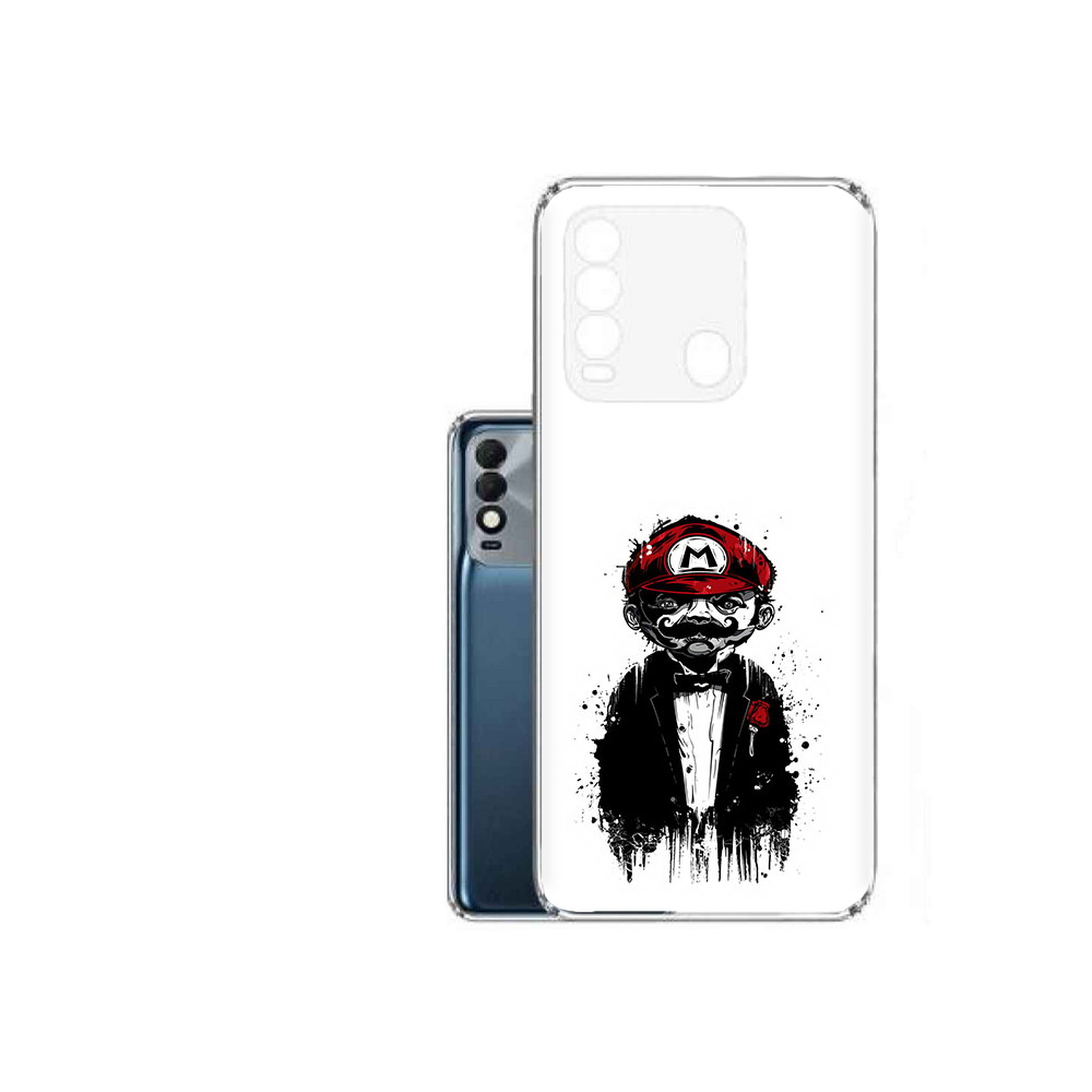 

Чехол MyPads Tocco для Tecno Spark 8 марио, Прозрачный, Tocco