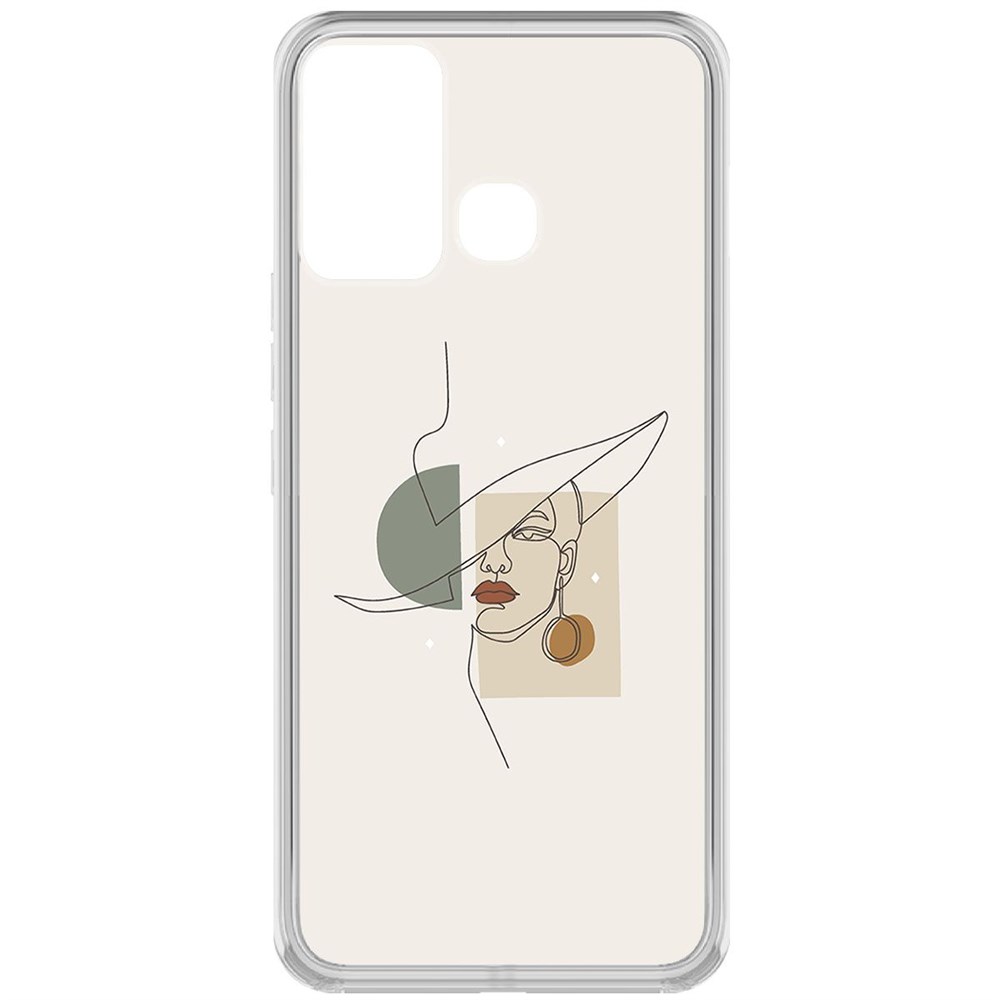 

Чехол-накладка Krutoff Clear Case Стиль для Infinix Hot 12 Play, Прозрачный
