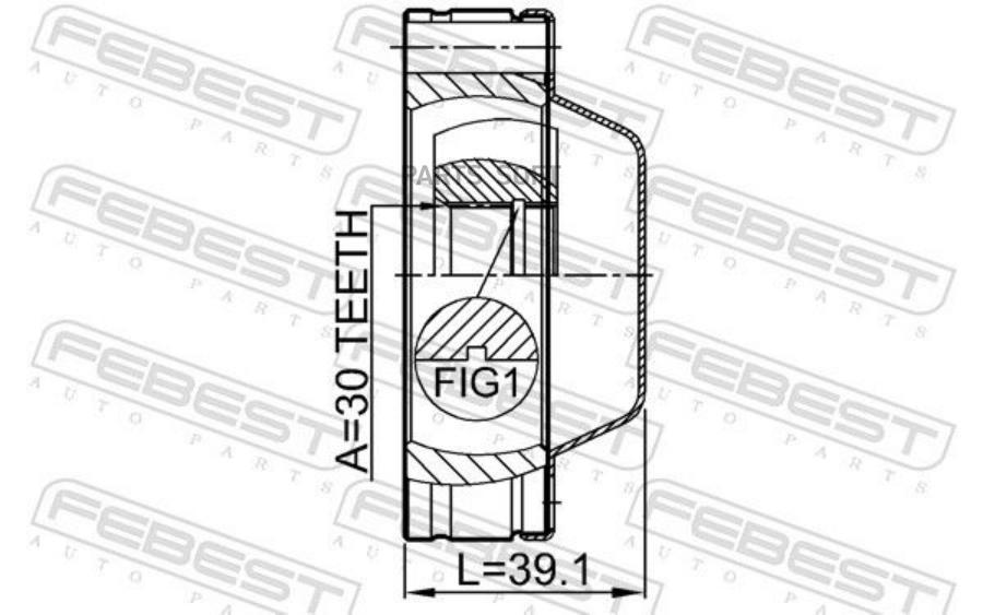 

FEBEST ШРУС карданного вала