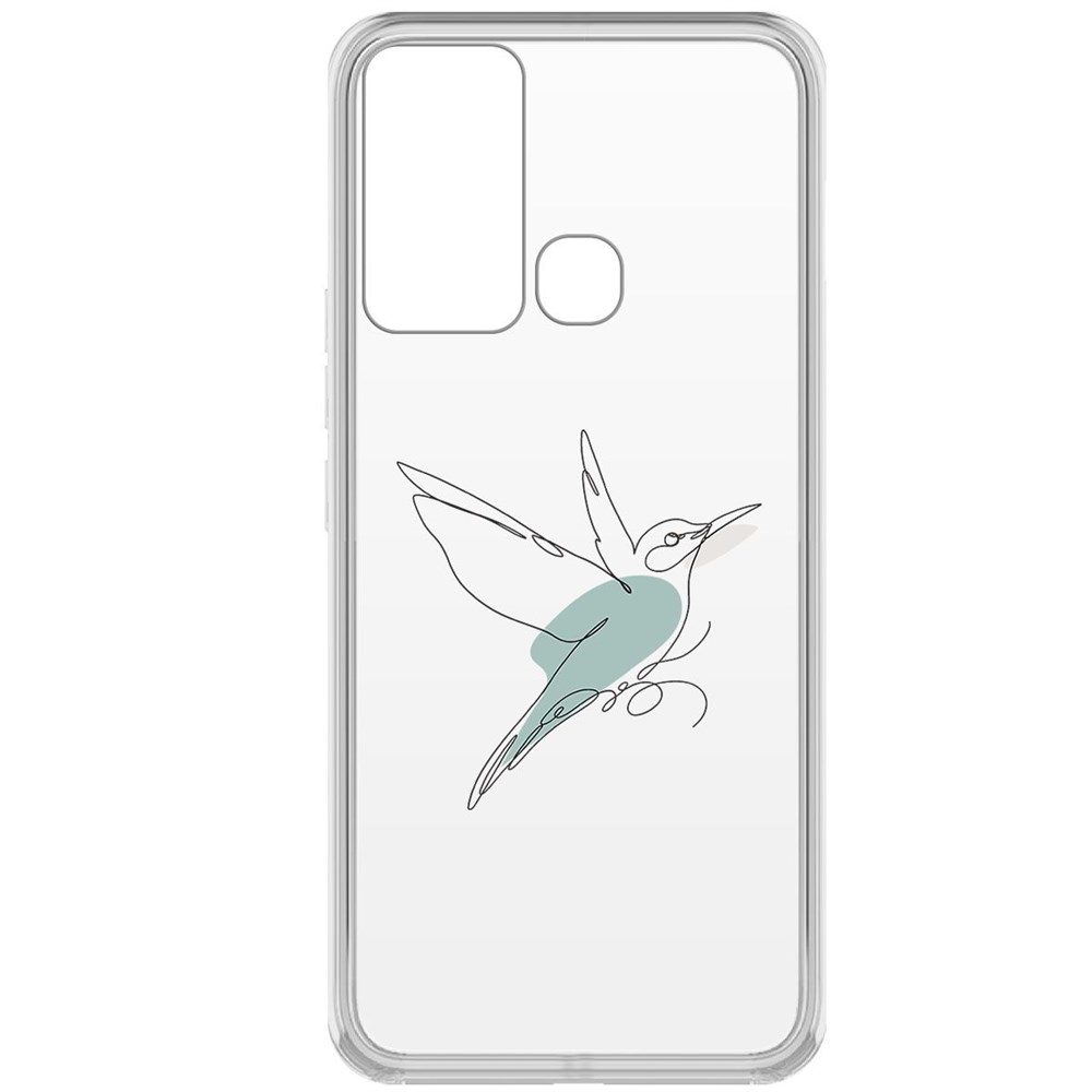 

Чехол-накладка Krutoff Clear Case Легкость для Infinix Hot 12i, Прозрачный
