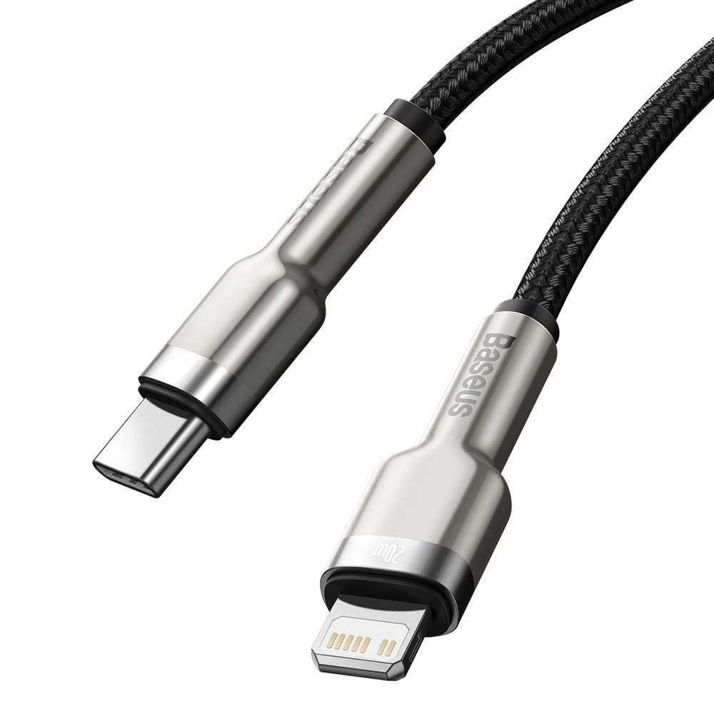 Кабель USB Type C - Lightning Baseus CATLJK-B01 2 м черный