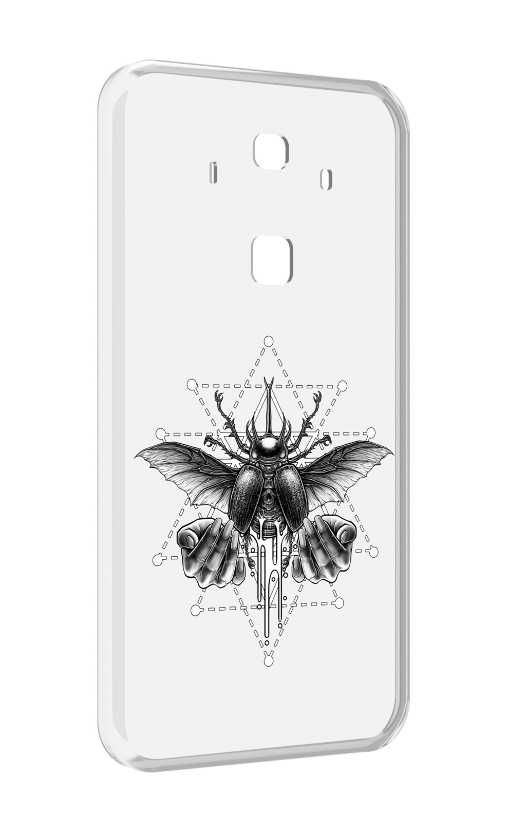 

Чехол MyPads скарабей для Huawei Mate 10 Pro, Прозрачный, Tocco
