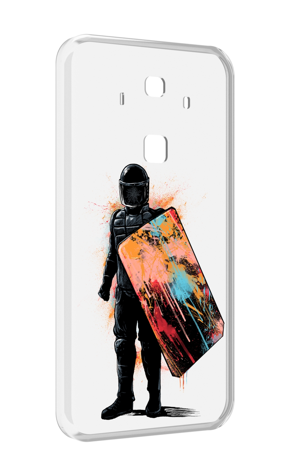 

Чехол MyPads солдат с красочным щитом для Huawei Mate 10 Pro, Прозрачный, Tocco