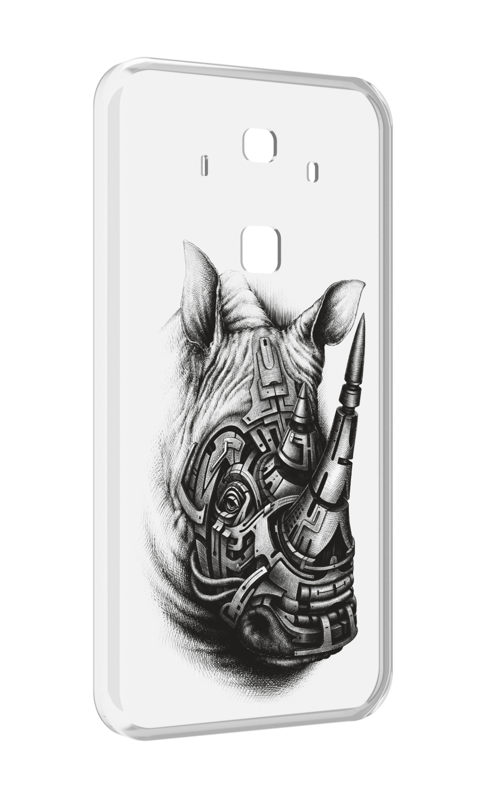 

Чехол MyPads стальной носорог для Huawei Mate 10 Pro, Прозрачный, Tocco