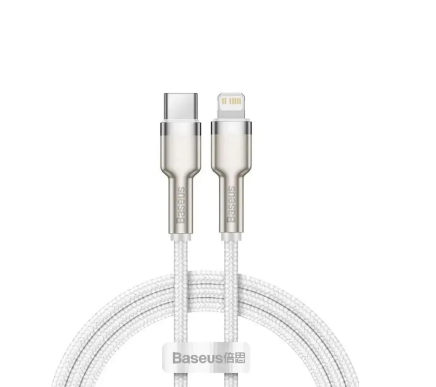 

Кабель USB Type C - Lightning Baseus CATLJK-B02 2 м белый, CATLJK-B02