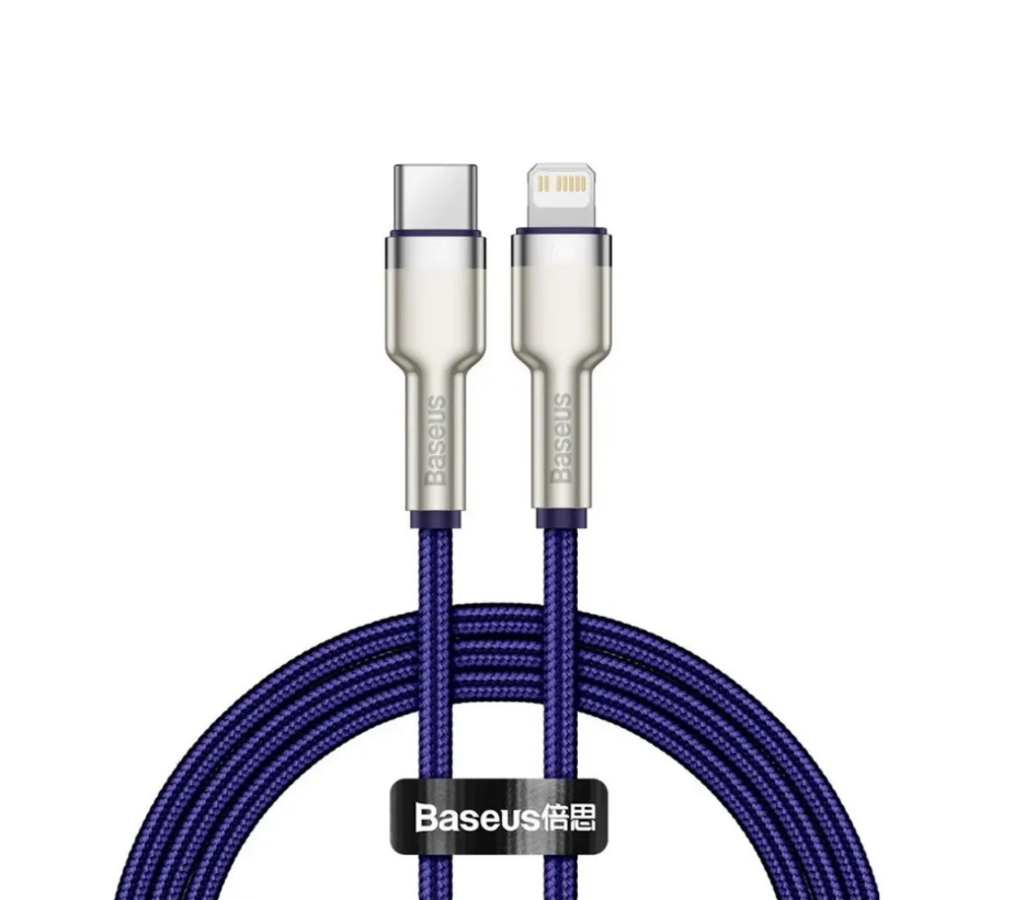 

Кабель USB Type C - Lightning Baseus CATLJK-B05 2 м сиреневый, CATLJK-B05