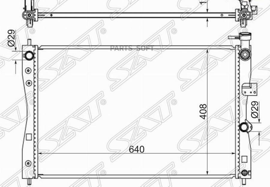 

Радиатор Mitsubishi Colt Z3 04-11 Eur Sat Mc0001-Z3