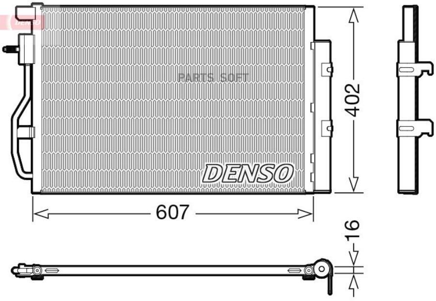 

DENSO Радиатор кондиционера