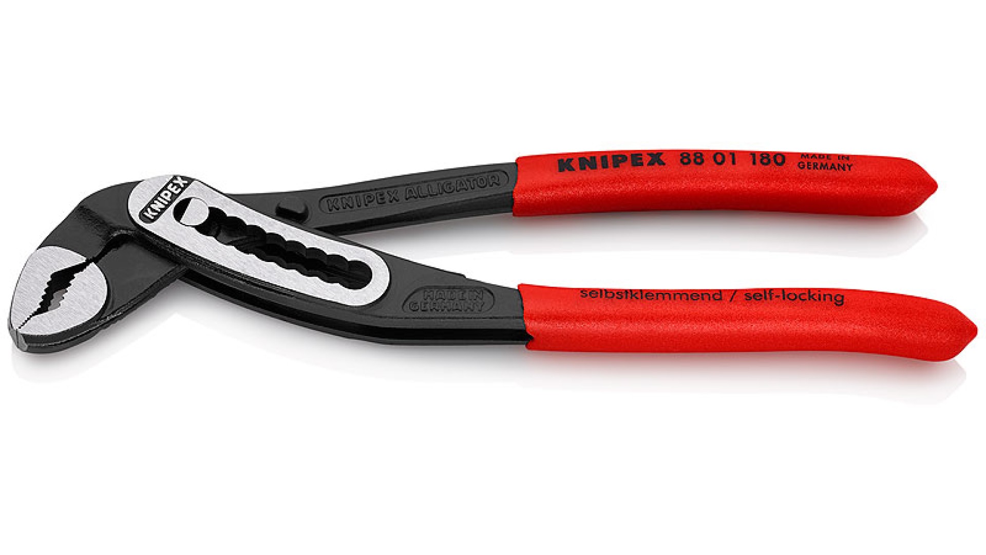 

Строительные клещи Knipex KN-8801180 переставные ALLIGATOR, зев 42 мм, длин 180 мм, KN-8801180