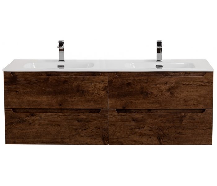 

Тумба с раковиной BelBagno Etna 140-4C-BB1400-2-ETL Rovere Moro, Коричневый, Etna