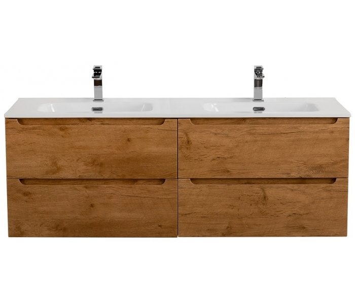 

Тумба с раковиной BelBagno Etna 140-4C-BB1400-2-ETL Rovere Nature, Коричневый, Etna
