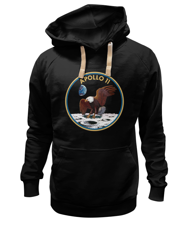 

Худи унисекс Printio Аполлон-11 черное 3XL, Черный, Аполлон-11