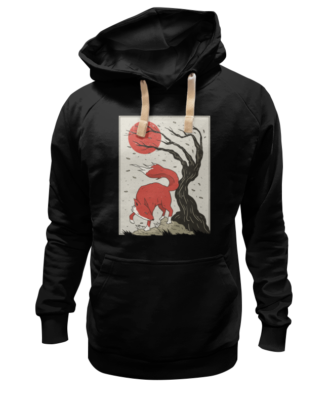 

Худи унисекс Printio Fox and sun черное 3XL, Черный, Fox and sun