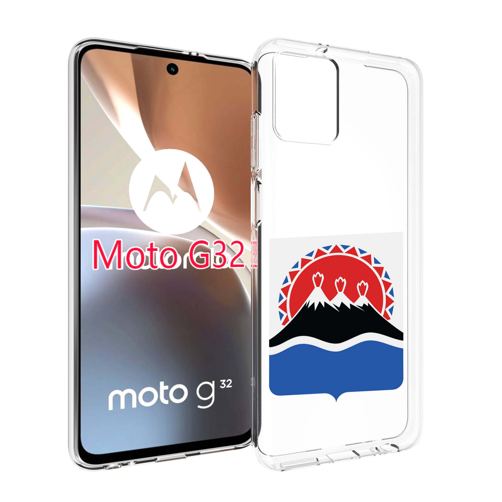 

Чехол MyPads герб-камчатскии-краи для Motorola Moto G32, Прозрачный, Tocco