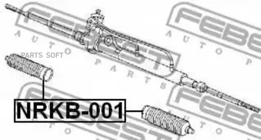

FEBECT NRKB001 Пыльник рулевой рейки | лев |