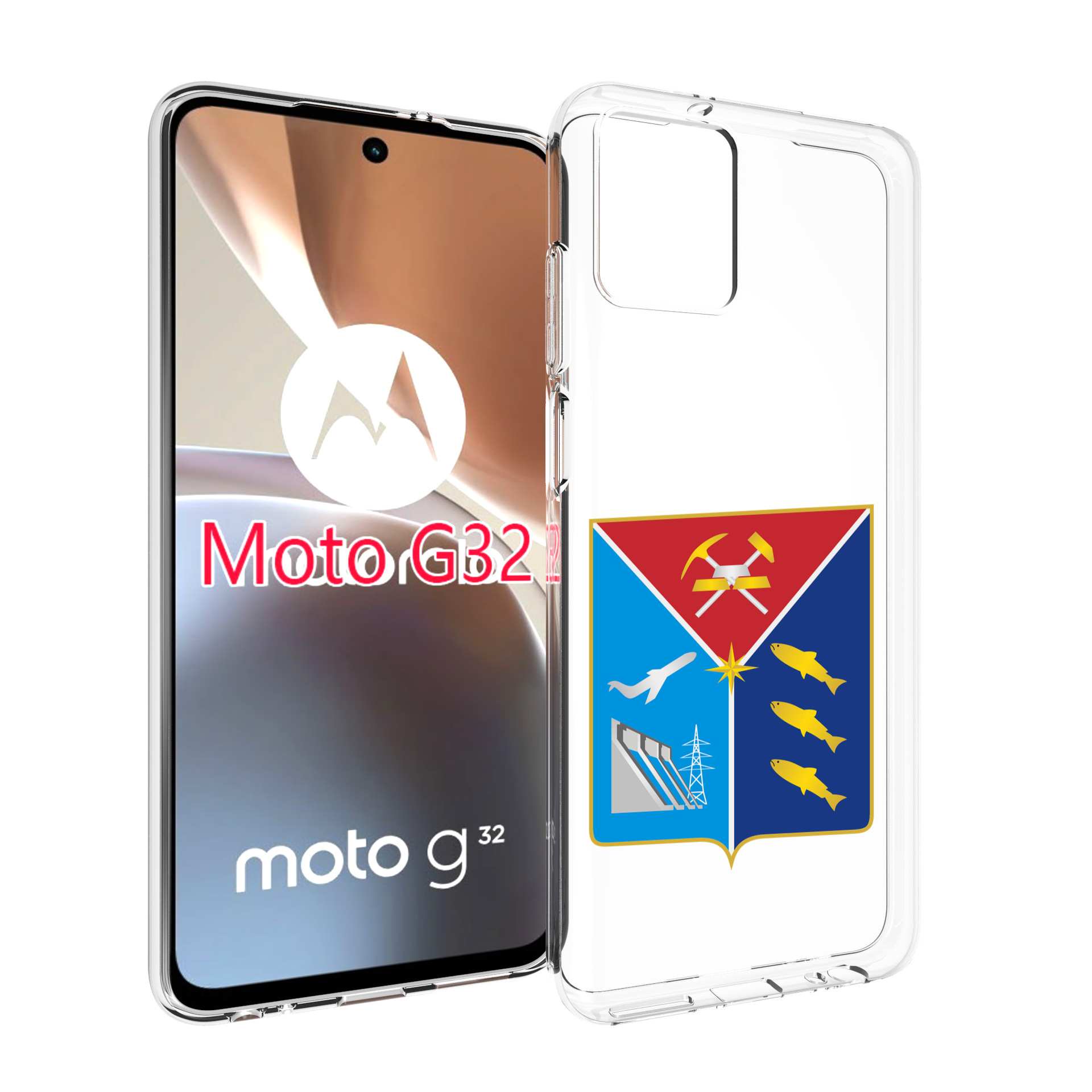 

Чехол MyPads герб-магаданская-область для Motorola Moto G32, Прозрачный, Tocco