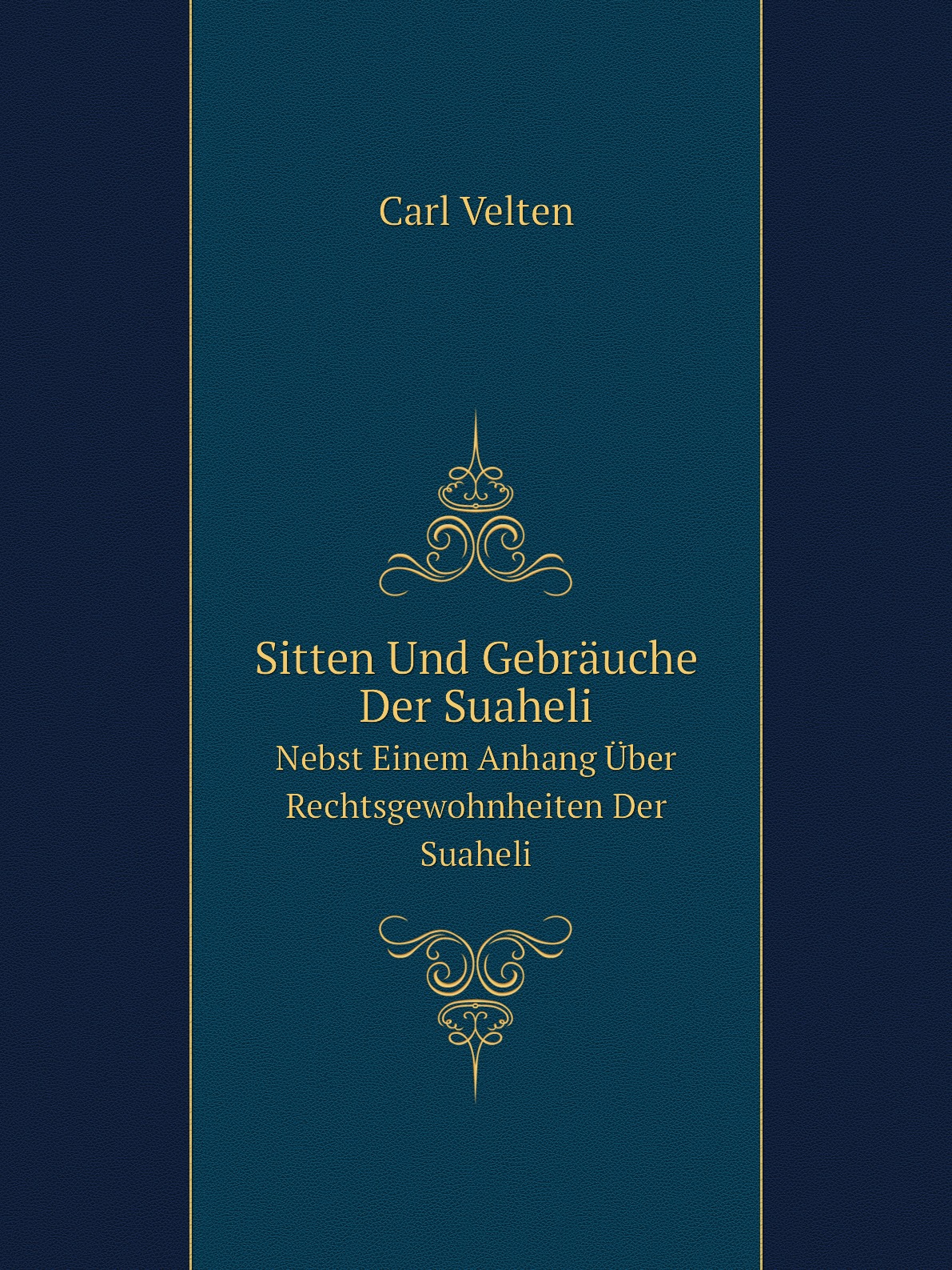 

Sitten Und Gebrauche Der Suaheli