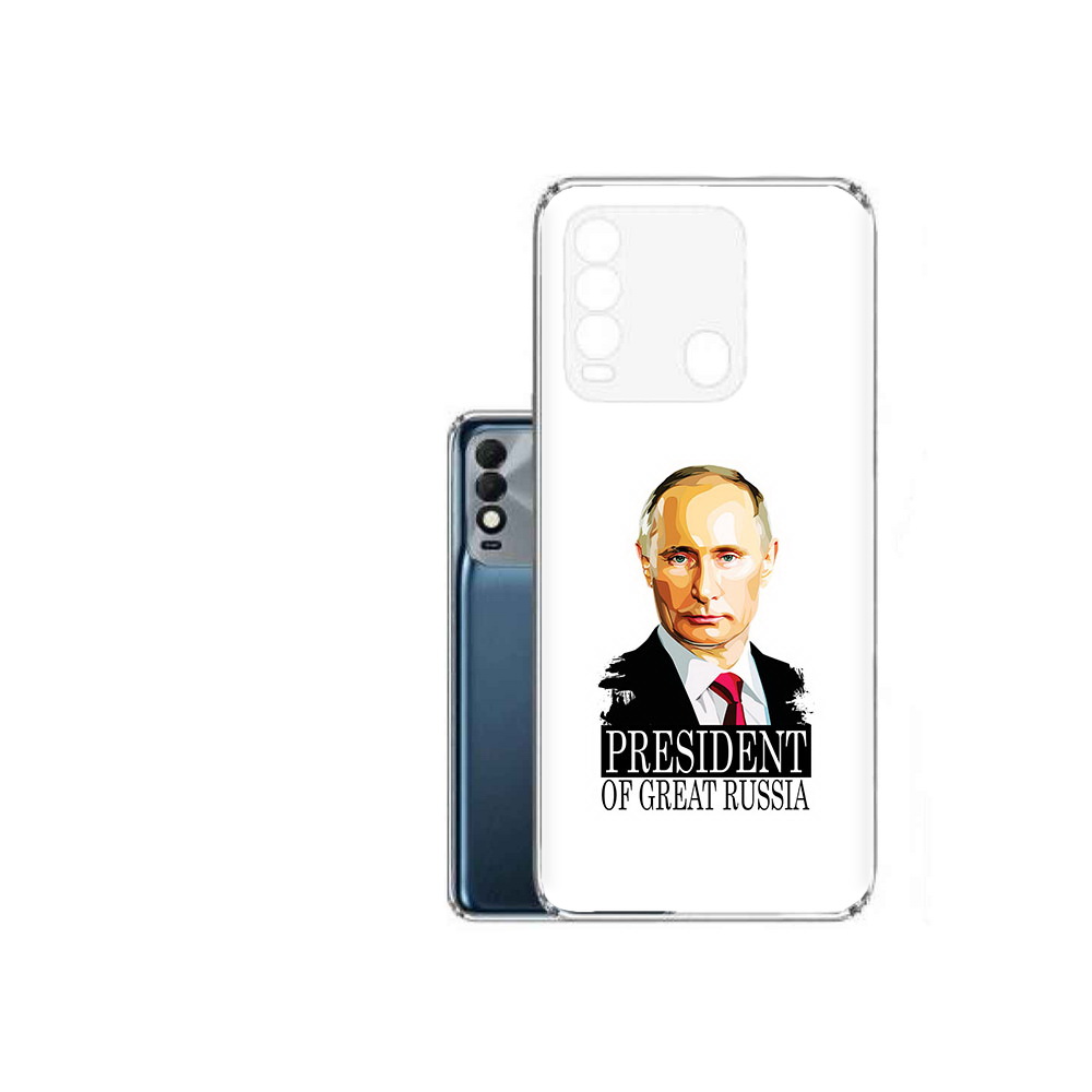 

Чехол MyPads Tocco для Tecno Spark 8 Володька, Прозрачный, Tocco